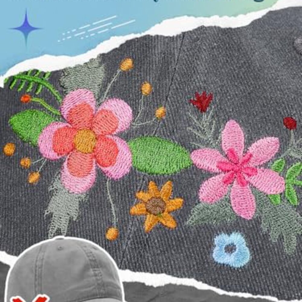 Embroidered Baseball Cap Adjustable Soft Breathab… - image 7